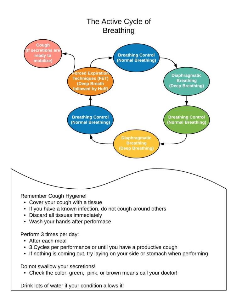 Active Cycle of Breathing (ACBT) – Doctor B (the PT)